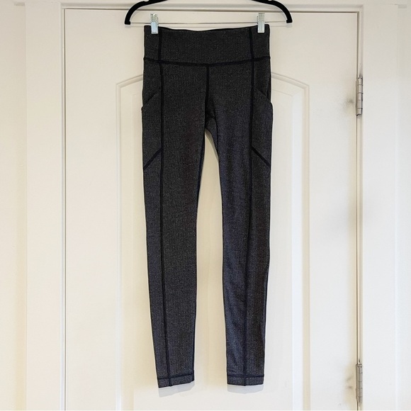 Lululemon Speed Up Tight Gray Herringbone - 4 - Picture 3 of 8